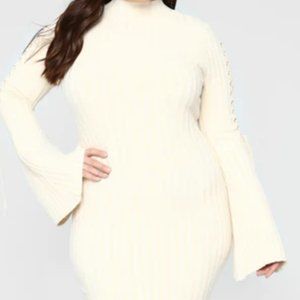 Next To Me Knit Dress - Ivory